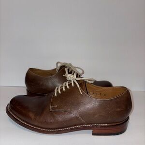 Grenson Brown Leather Derby Shoes